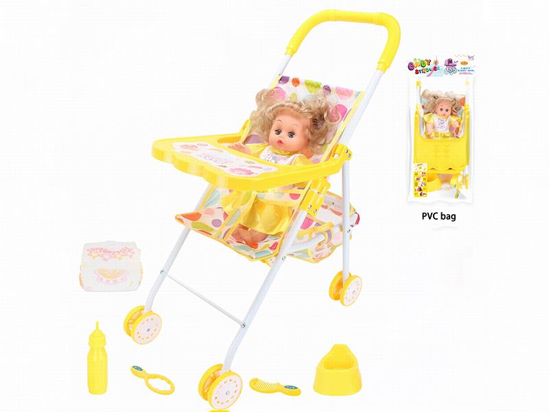 Iron Baby Stroller Toy + 12