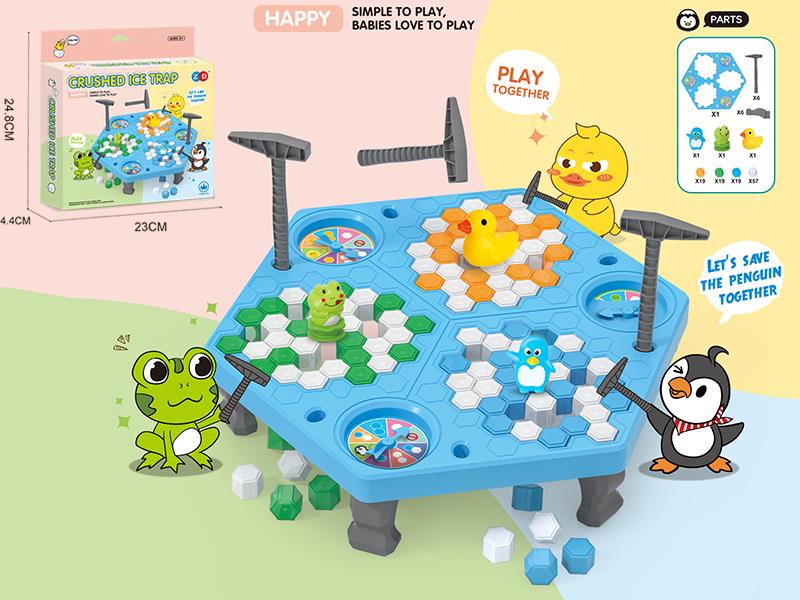 3 In 1 Ice Breaking Trap Game 6-Player Game