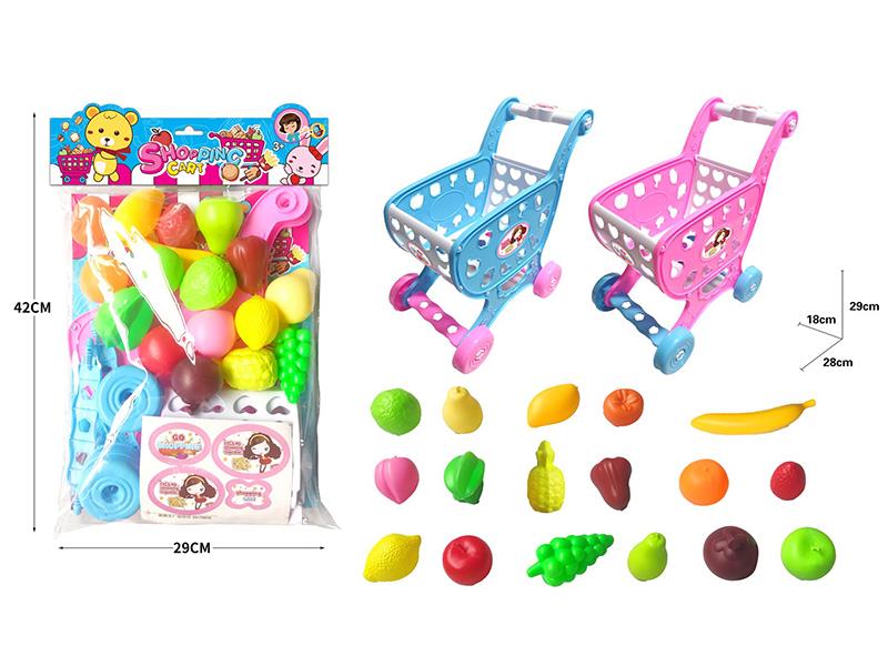 Fruits + Shopping Cart