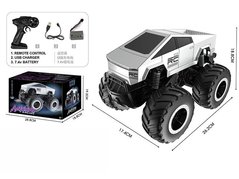 Large-Wheel Amphibious Off-Road Remote Control Vehicle
