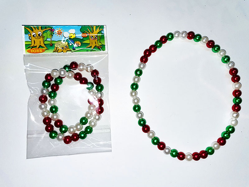 Christmas Bead Necklace