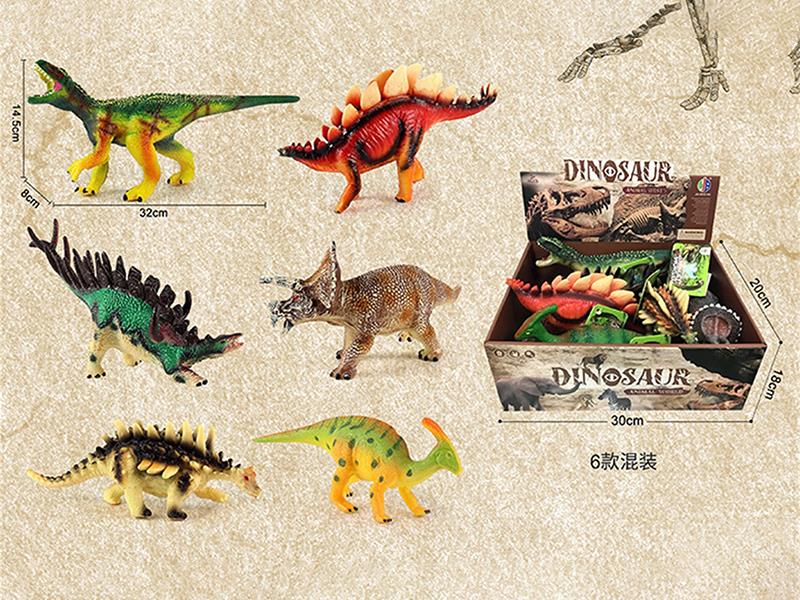 A Mixed Set Of 6 Dinosaur Models