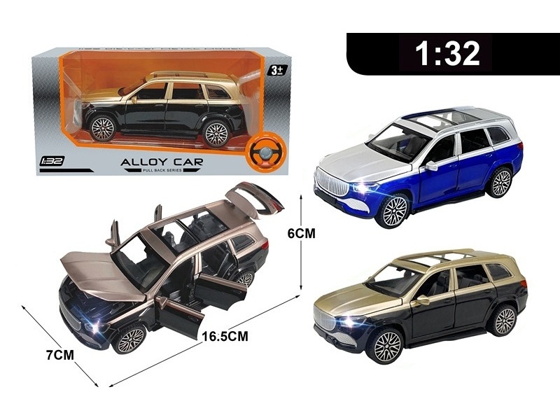 1:32 Alloy Model Window Box Rebound Force/With Light And Sound, 3 Ag13 Batteries Included