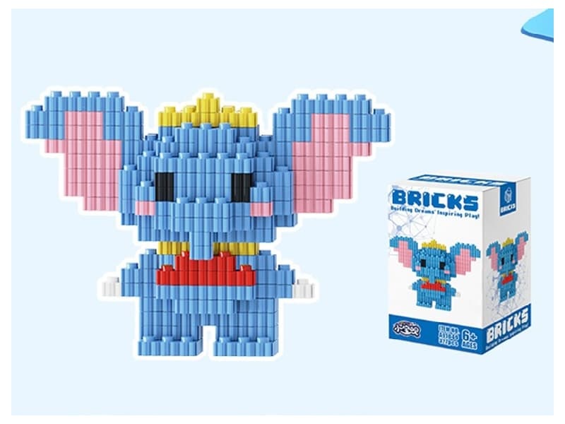 Big Ear Elephant Building Blocks 327Pcs