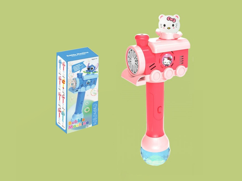 Hello Kitty Automatic Rotating Electric Bubble Stick