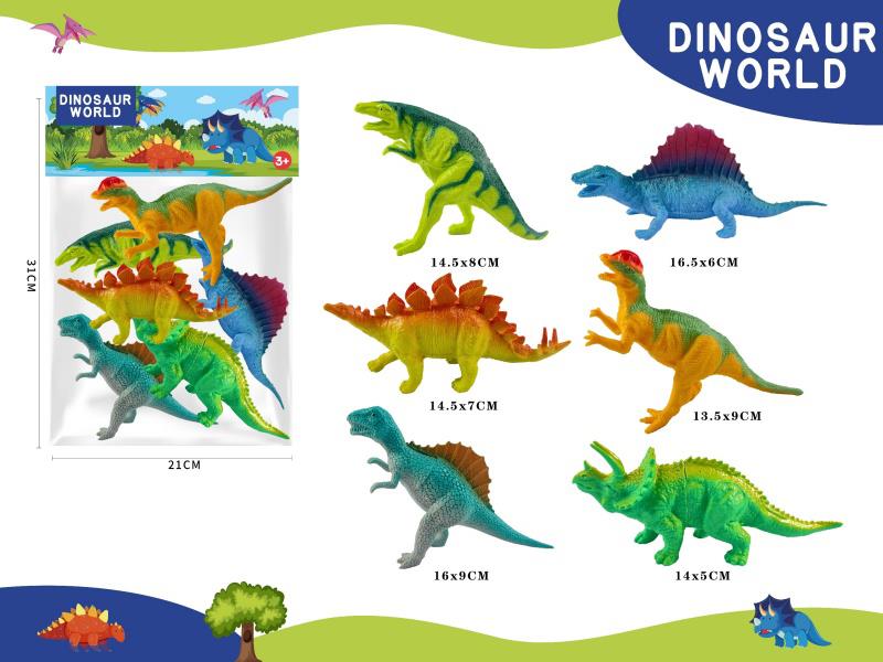 6 Dinosaurs Set