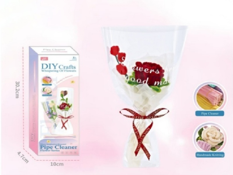 Diy Twisty Stick Bouquet With A Rosy Mood