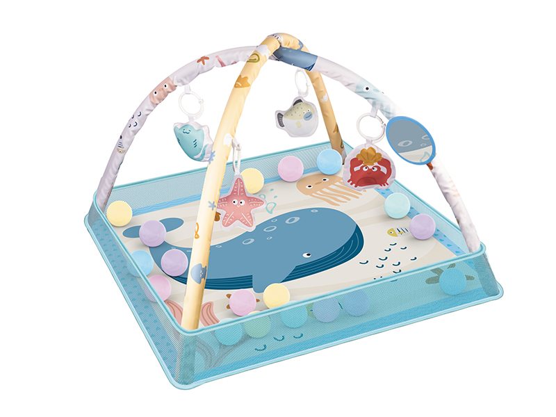Baby Fitness Blanket - Whale(With 18 Ocean Balls)