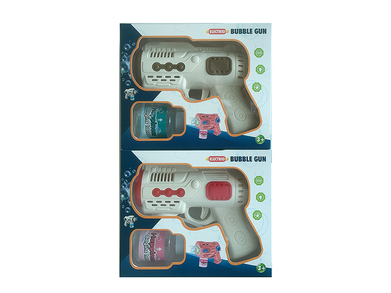 Multihole B/O Bubble Gun With Lights