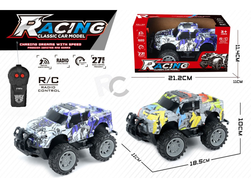 2-Channel Remote Control Graffiti Off-Road Pickup Sports Car(Not Included Batteries)