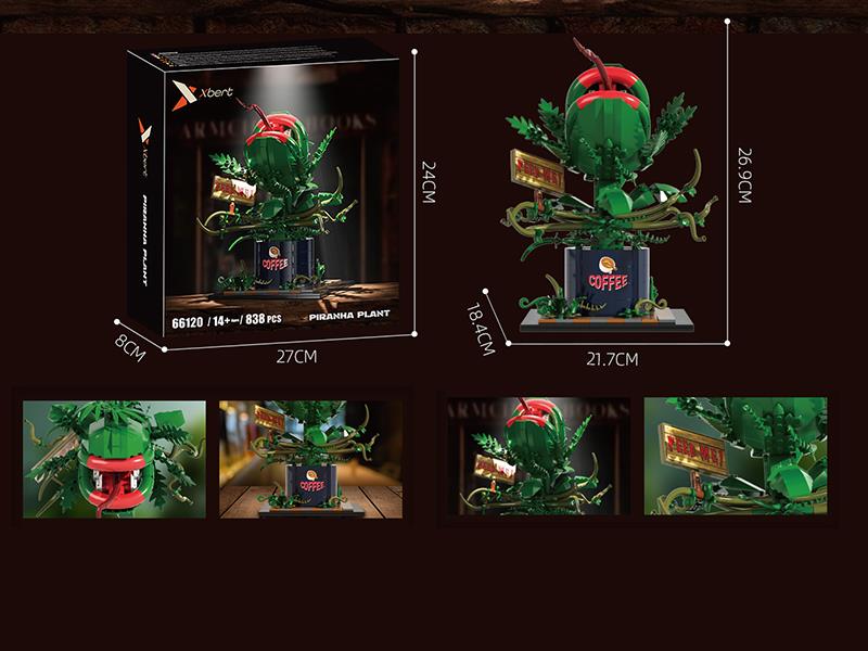 Piranha Plant Building Blocks 838pcs