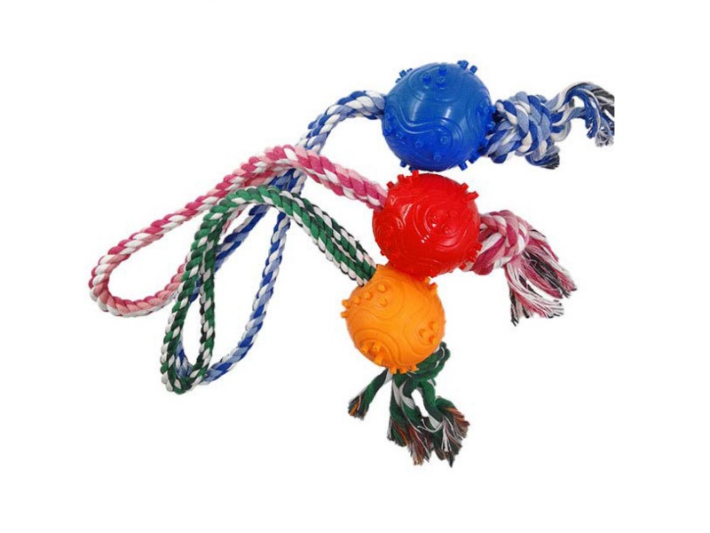 Double-Line Nail Ball Pet Toy