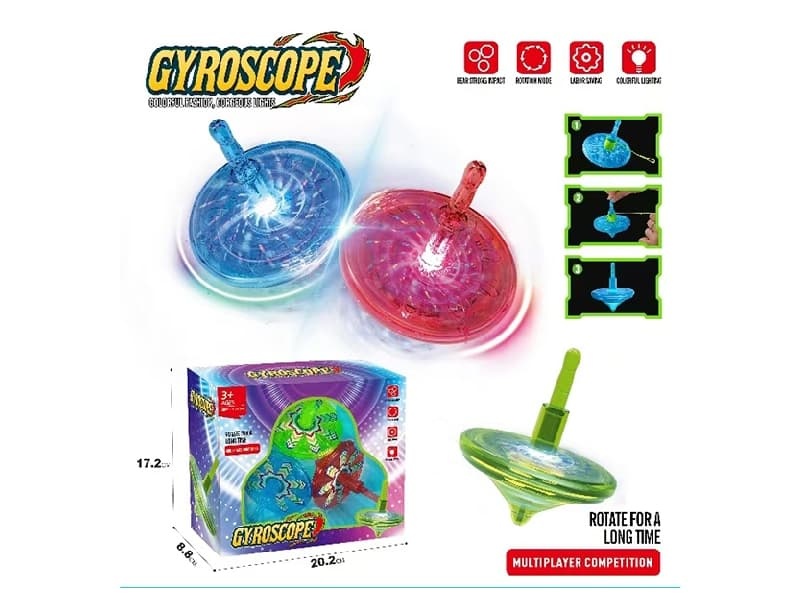 Pull Line Spinning Top