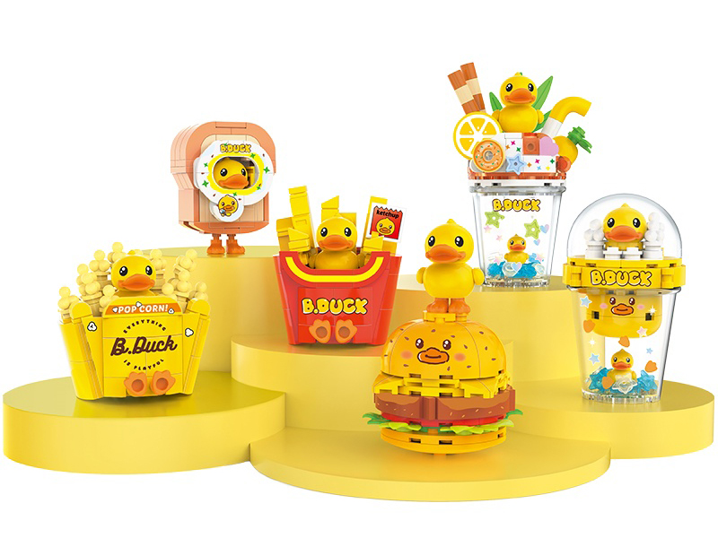 B.Duck Delicious Party Building Blocks Blind Box 591pcs