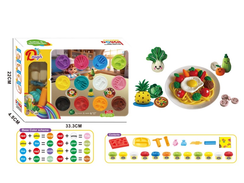 12-Piece Set - Colored Clay Series