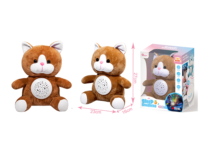 Soothe Plush Toys With Lights And Music - Cat
