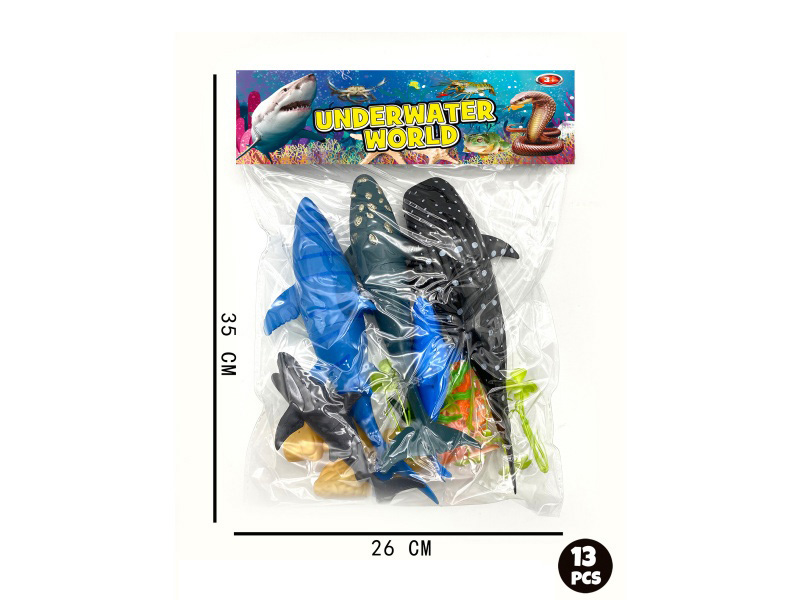 Marine Animal Combination: 13 Pcs