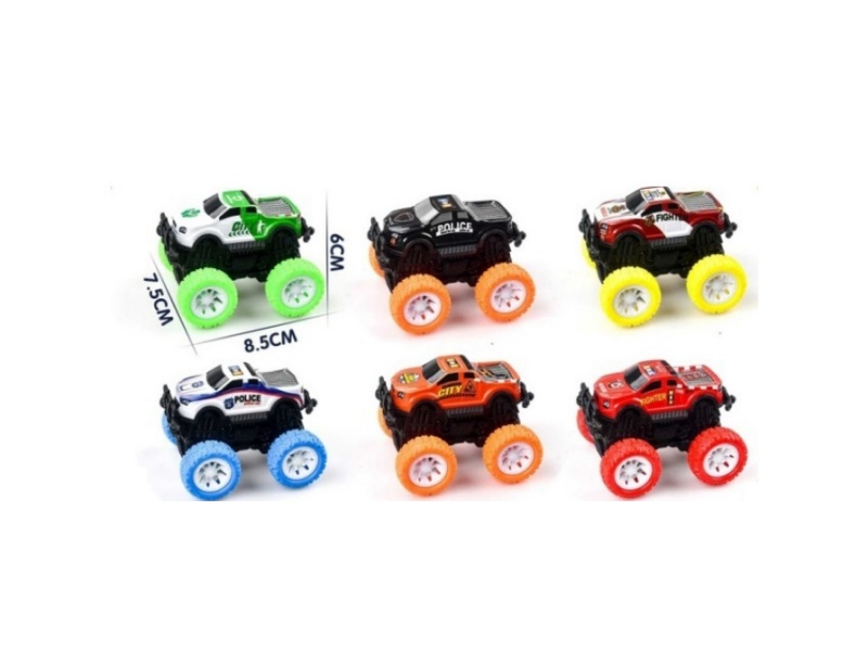 Four Pieces Of Inertial Metal Off-Road Vehicles