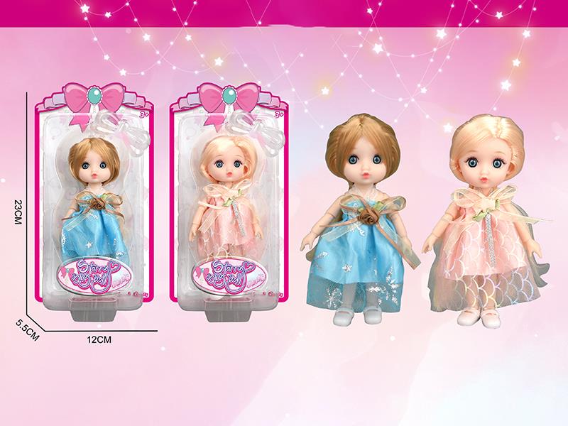 6 Inch 12-Joints Fashion Doll