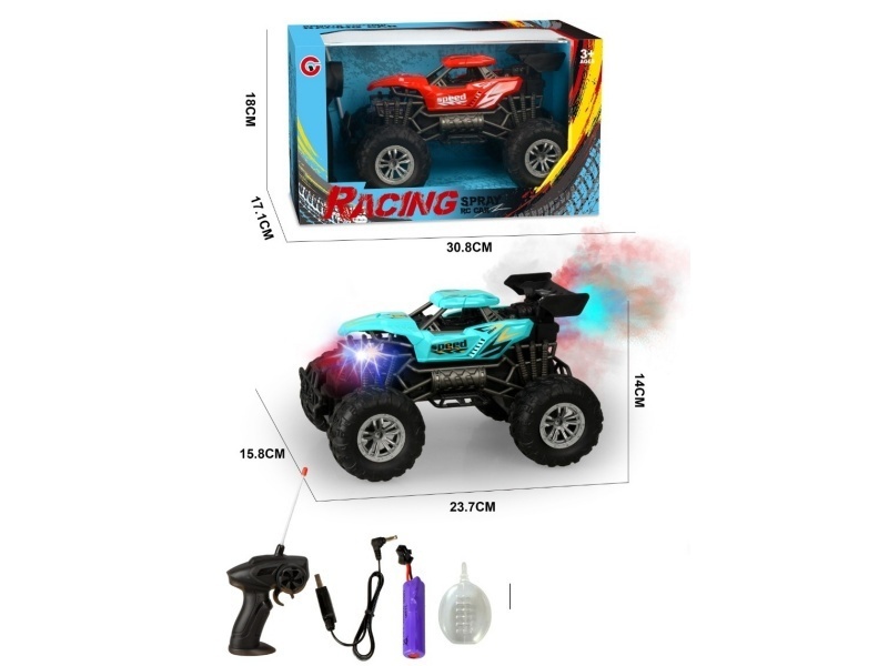 1:16 Four-Way Spray Light Skeleton Remote Control Car