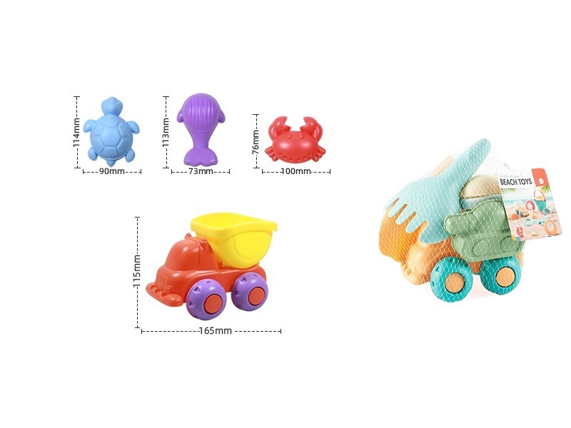 Soft Plastic Beach Toys 4pcs
