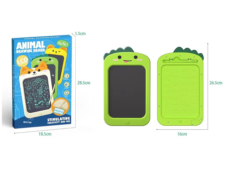 8.5" Cartoon Dinosaur LCD Writing Board(Monochrome)