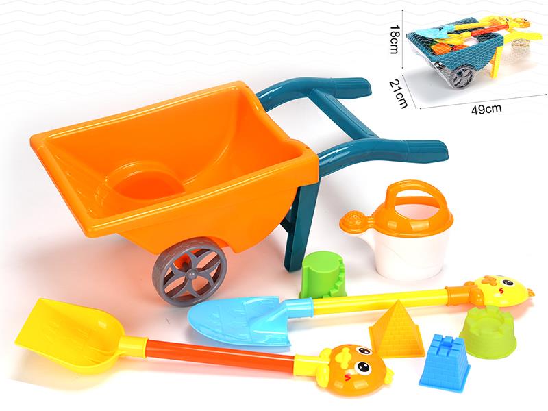 8PCS Large Beach Cart Set