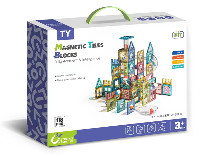 Magnetic Tiles Building Blocks 118pcs