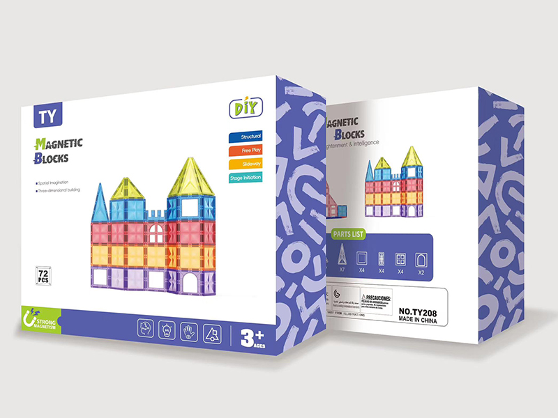 Magnetic Building Blocks 72pcs