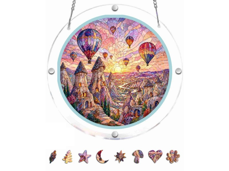 7.4-Inch Acrylic Jigsaw Puzzle