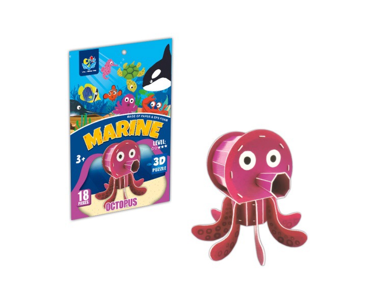 Dimensional Puzzle Octopus