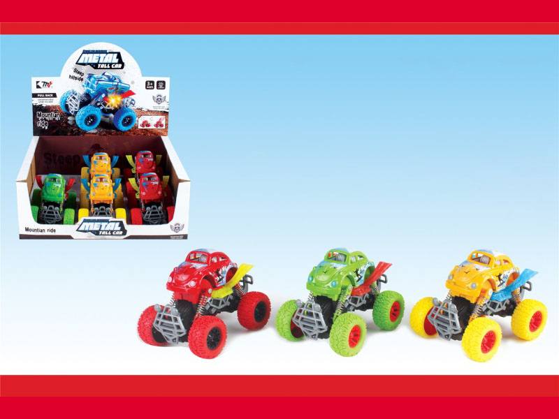 Dual-Inertia Alloy Off-Road Vehicle (With Lights And Sound) (6Pcs)