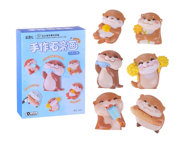 DIY Plaster Painting Toy(Otter)