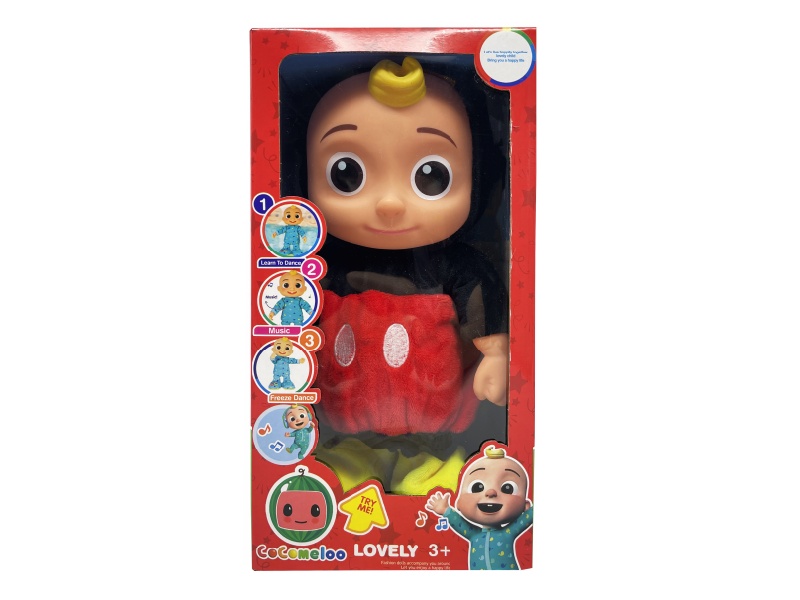 22 Inch B/O Solid Cocomelon JJ Boy Doll(Minnie)