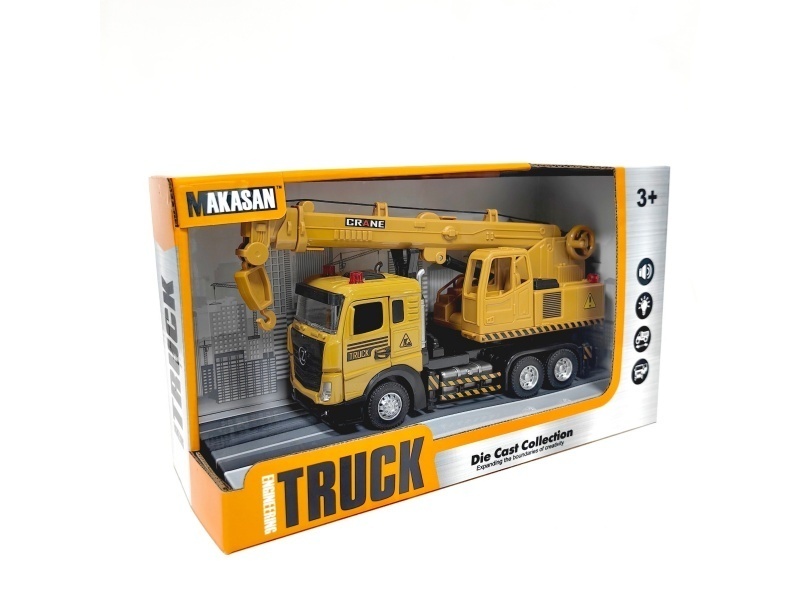 Alloy Pull-Back Crane (Light/Music)