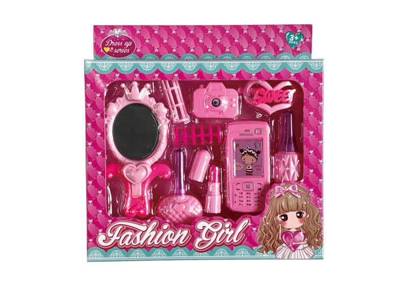 Cartoon Puzzle Girl Accessory Toy Set