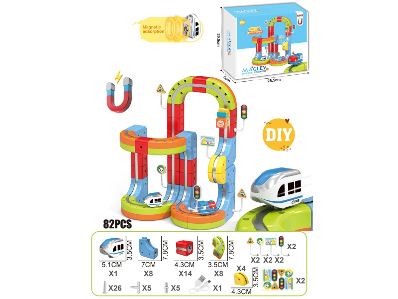 DIY Magnetic Track Levitation Train