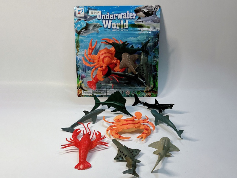 Pvc Simulates Ocean 8Pcs