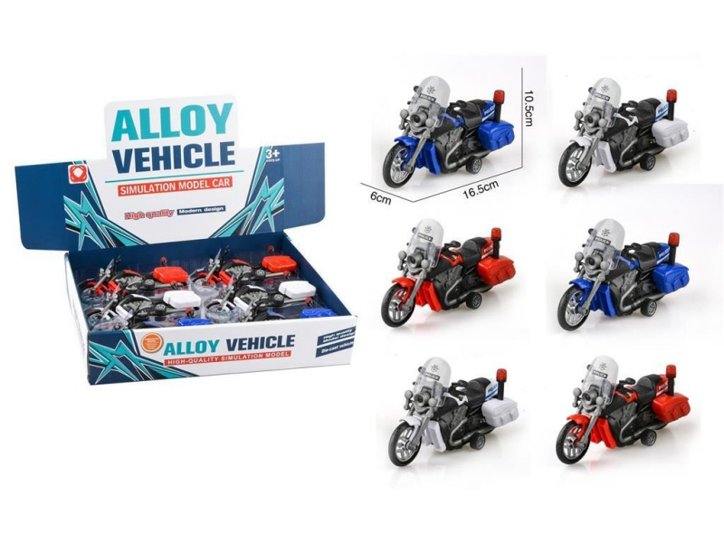 Light And Music Inertial Motorcycle (6Pcs)