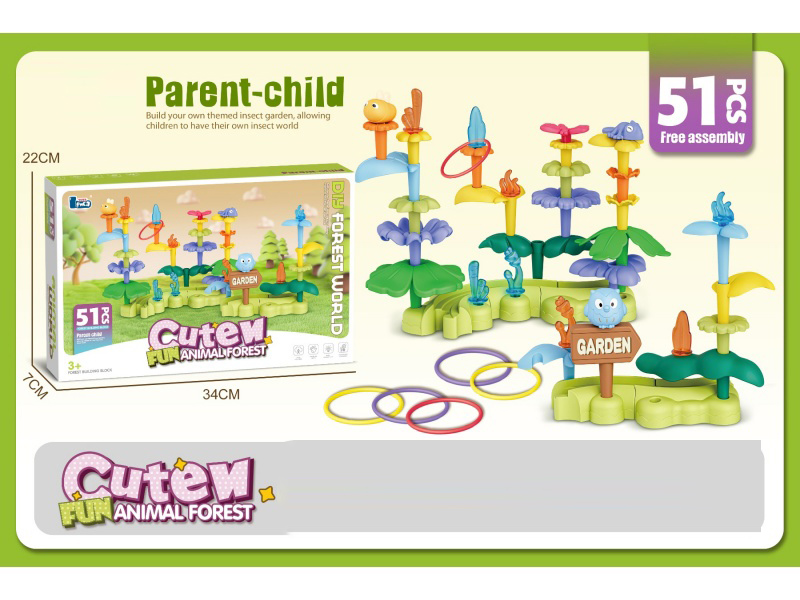 Diy Jungle Flower Arrangement 51 Pieces