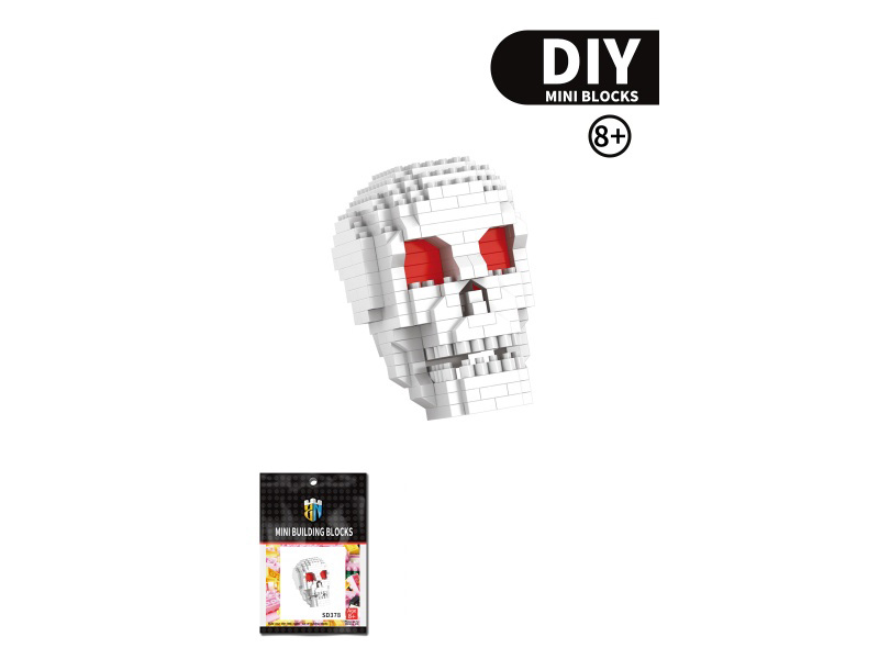 Halloween Series Skull Building Blocks 298 PCS