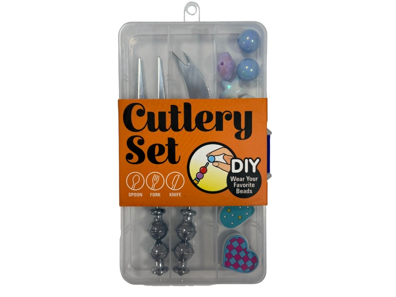 Diy Stainless Steel Kitchenware Two-Piece Beaded Set