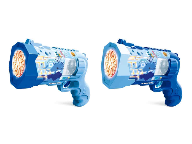 Left-Wheel Unicorn Bubble Gun