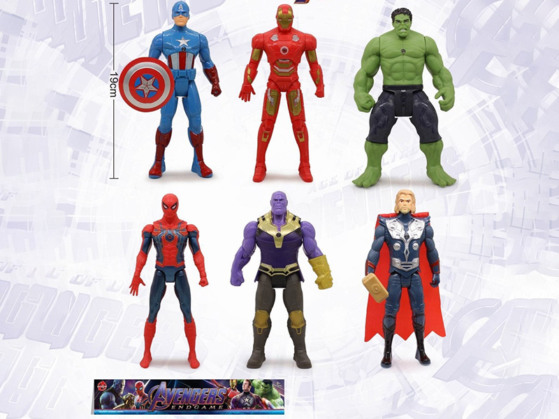 Thanos/Spider-Man/Captain America/Iron Man/The Hulk/Thor Action Figure