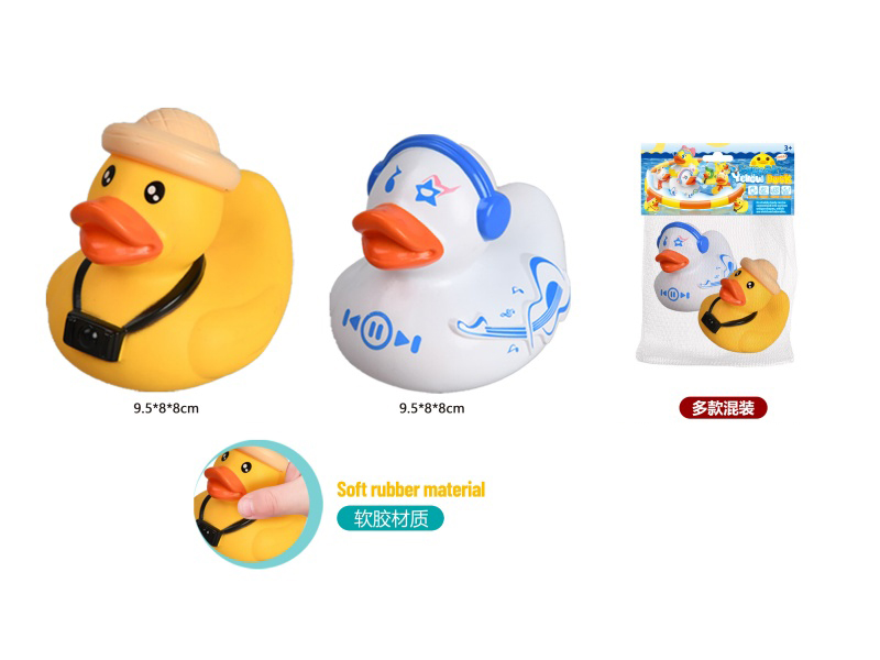 2-Piece Set Of Music Duck And Photography Duck