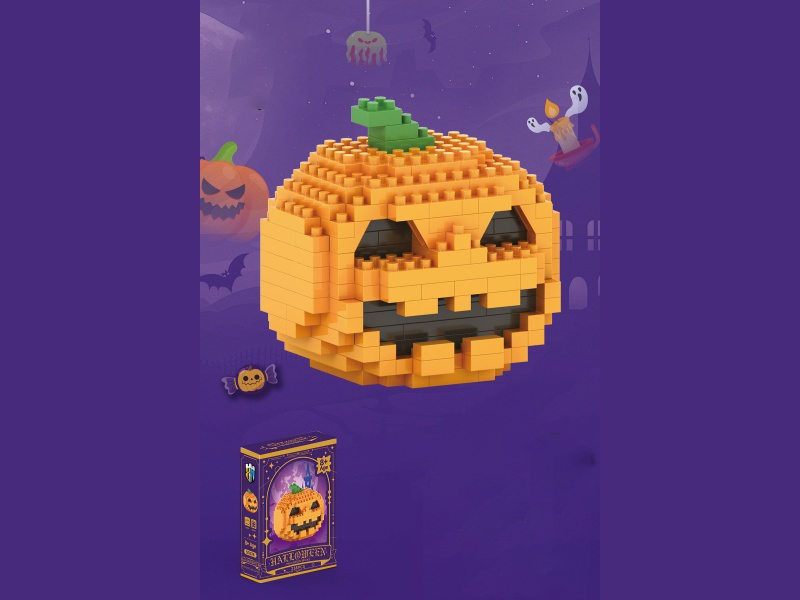Halloween Series Pumpkin Head Building Blocks 238 PCS