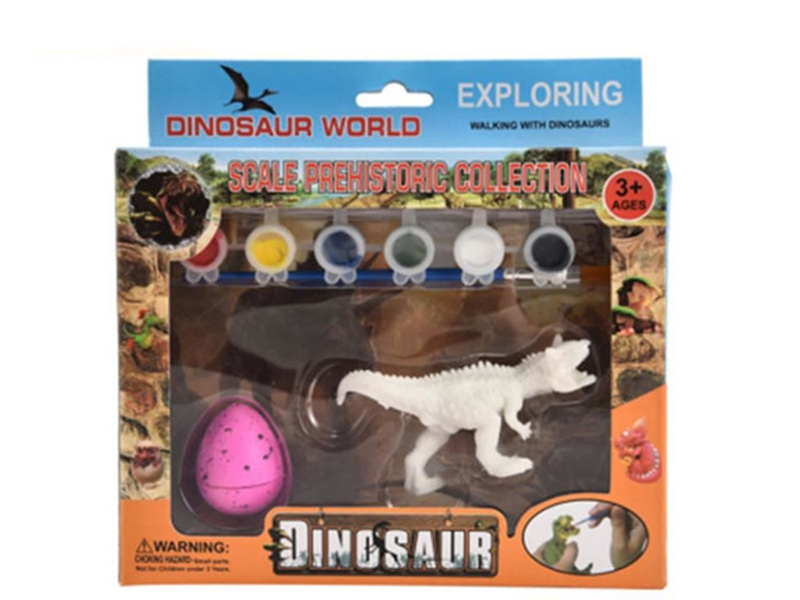 DIY Coloured Drawing Dinosaur Toys