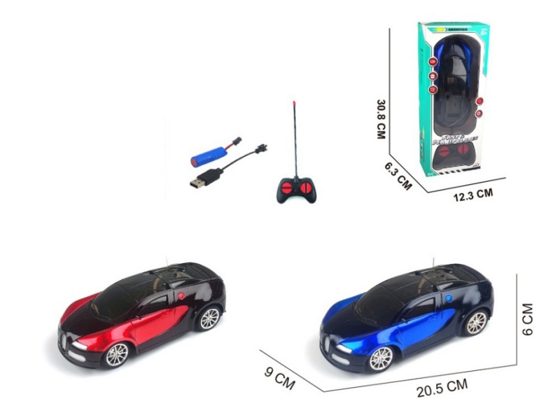 4-Channel  Bugatti Remote Control Car