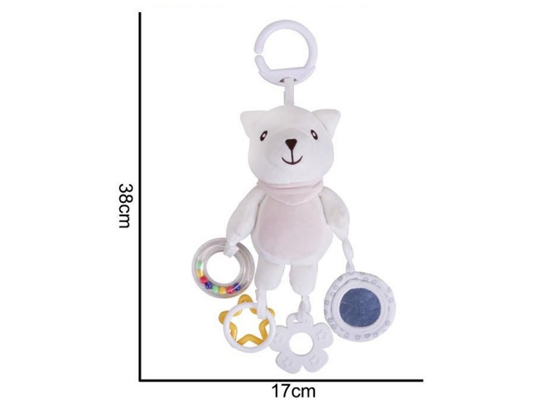 Plush White Bear Large Pendant Baby Comfort Plush Animal Toy