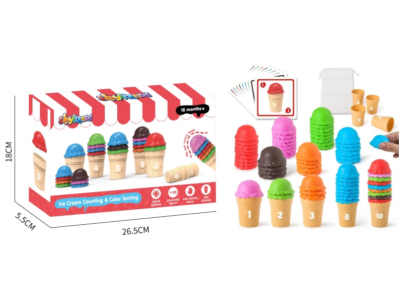 Ice Cream Number Practice Game